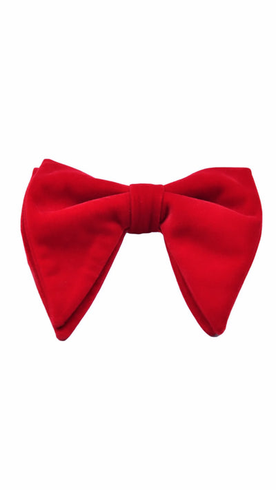 Revel in Opulence: The Red Velvet Butterfly Bow Tie Redefining Luxury